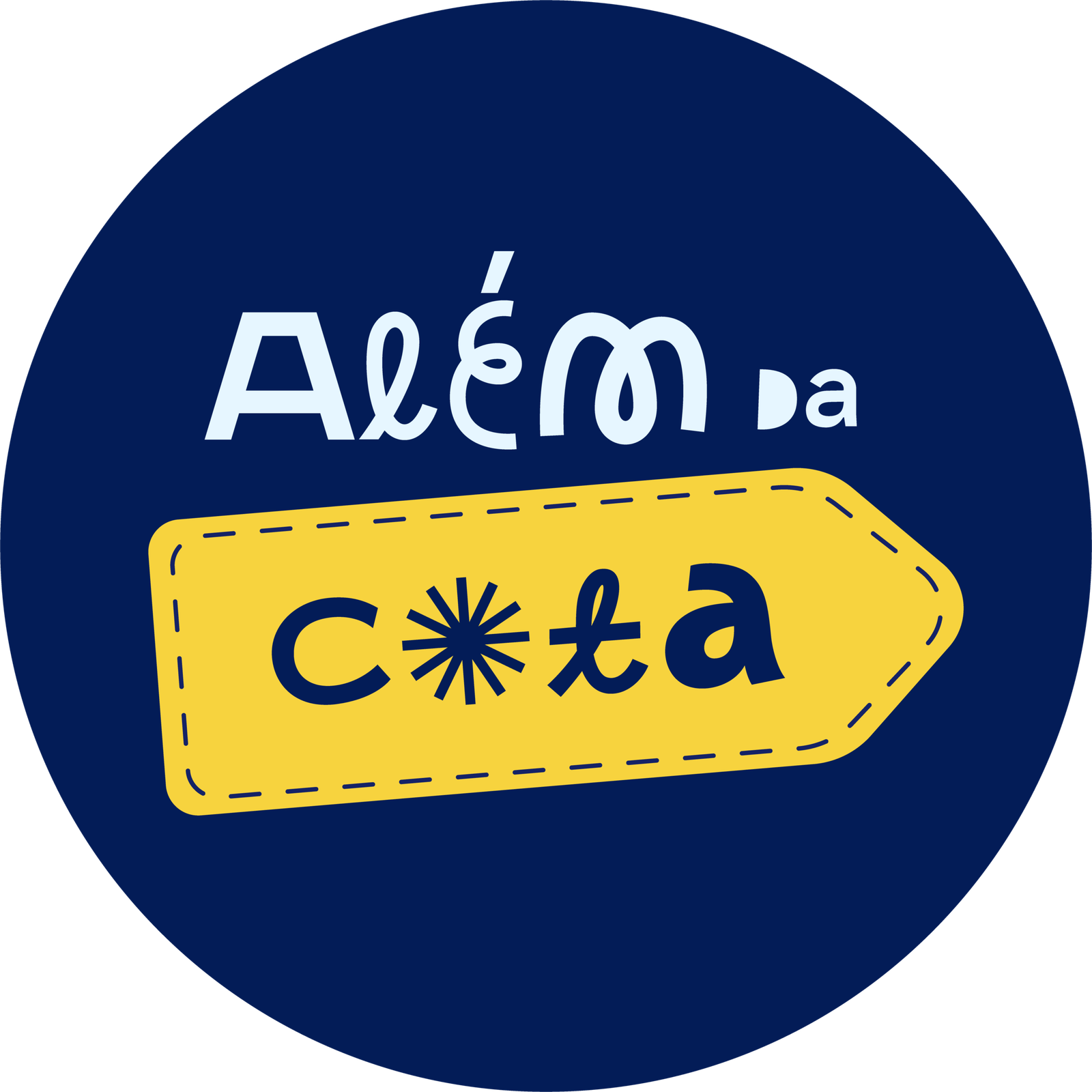 Logo Além da Cota_Selo Digital_Azul Escuro